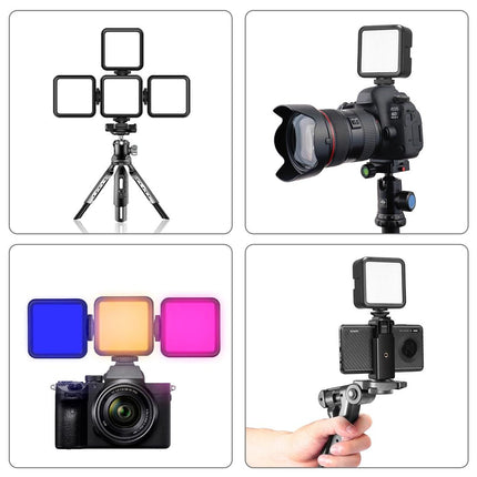 Handheld Camera Led Light - Full Colour Beauty Fill - Black