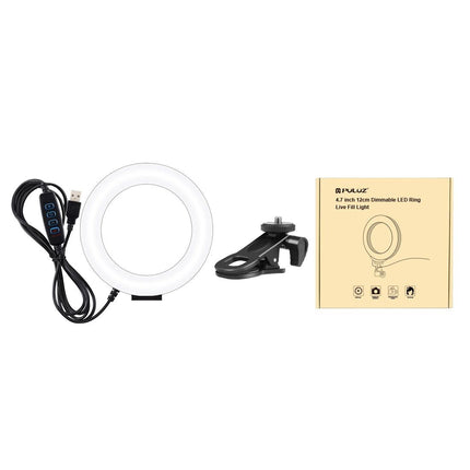 Usb Ring Selfie Light With Dual Colour Temperature And 3 Modes - 4.7 Inch