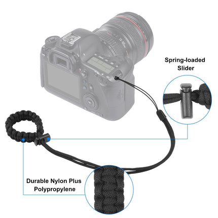 Adjustable Anti-Lost Camera Wrist Strap - Braided Sport