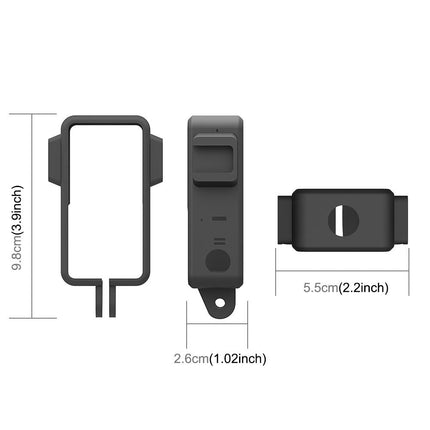 Protective Cage With Dual Cold Shoes For Dji Action 2