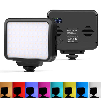 Handheld On-Camera Led Light With 2500-9900K & Rgb Fill For Photography