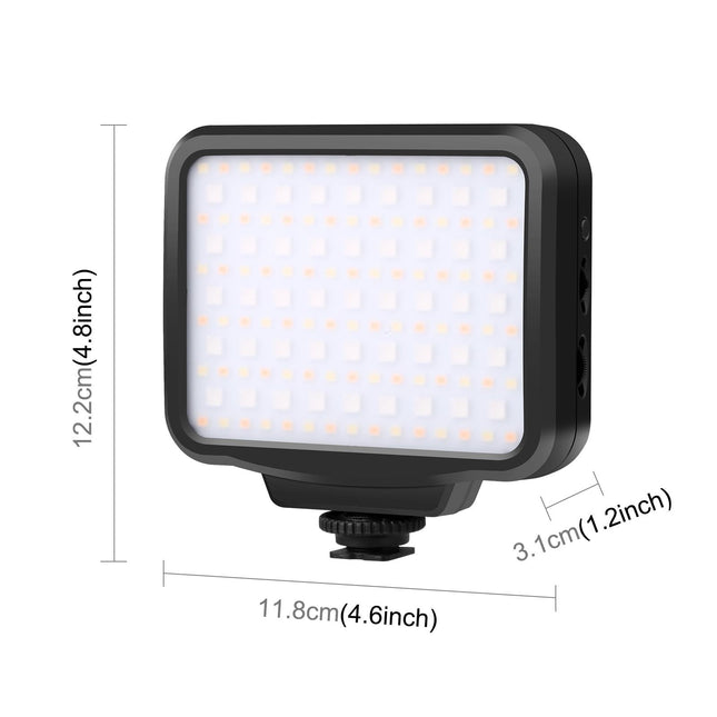 Handheld On-Camera Led Light With 2500-9900K & Rgb Fill For Photography