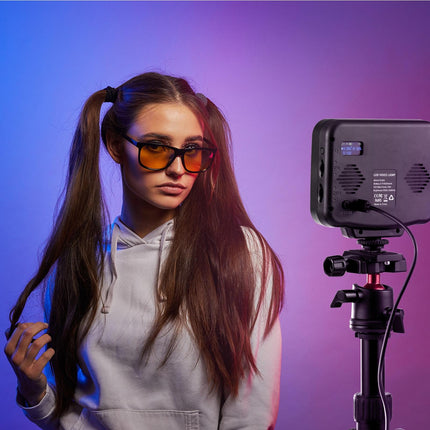 Handheld On-Camera Led Light With 2500-9900K & Rgb Fill For Photography