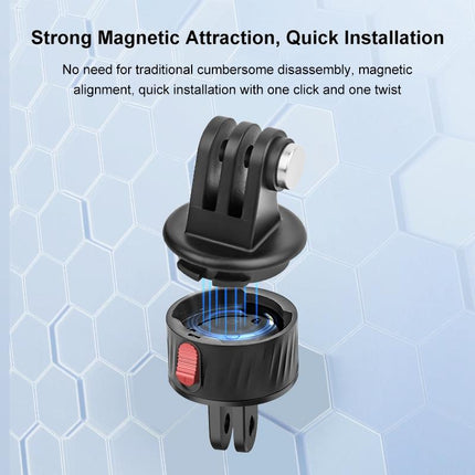 Magnetic Base Action Camera Adapter For Gopro And Action Cameras