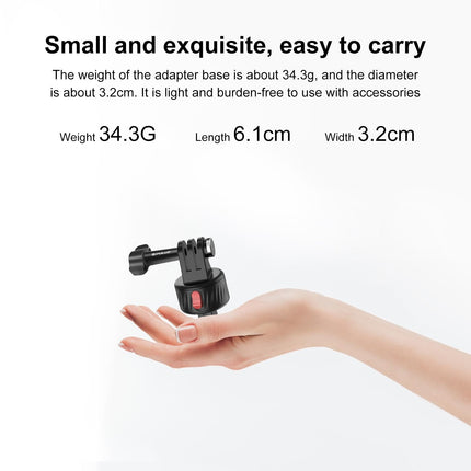 Magnetic Base Action Camera Adapter For Gopro And Action Cameras