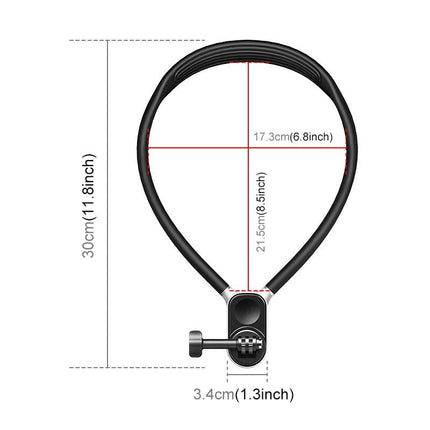 Universal Magnetic Collar Mount For Gopro And Phones