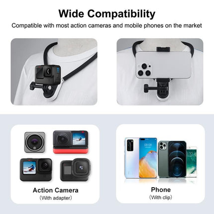 Universal Magnetic Collar Mount For Gopro And Phones