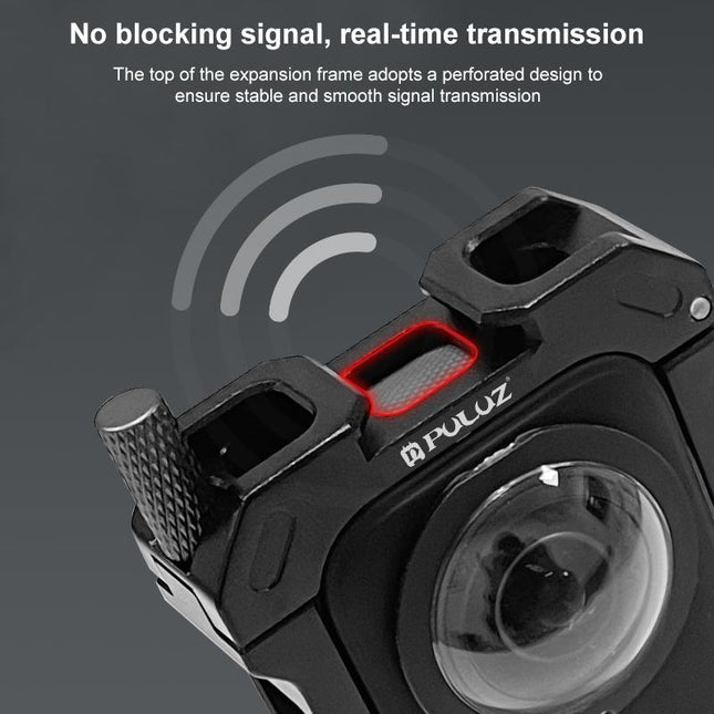 Metal Protective Cage For Insta360 X3 With Cold Shoe And Tripod Adapter