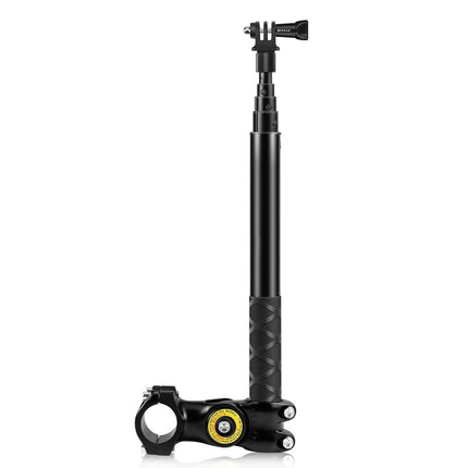 Handlebar Mount Camera Bracket With Monopod Stand For Bikes