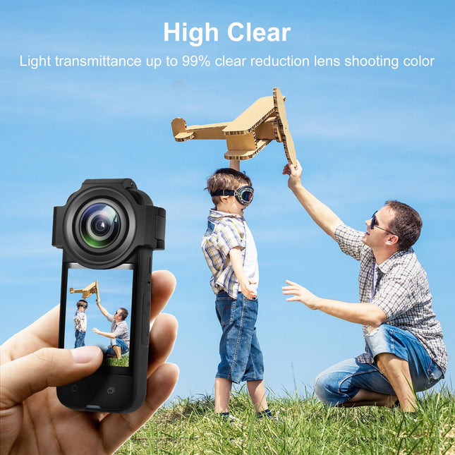 Upgraded Optical Glass Lens Guard For Insta360 X3 - Protective Cover