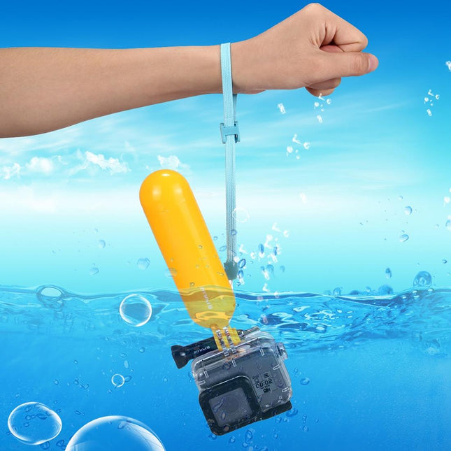 Universal Floating Handle For Action Cameras With Strap