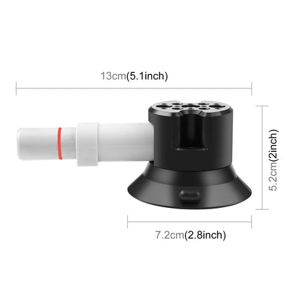 Aluminum Alloy 3 Car Suction Cup Mount