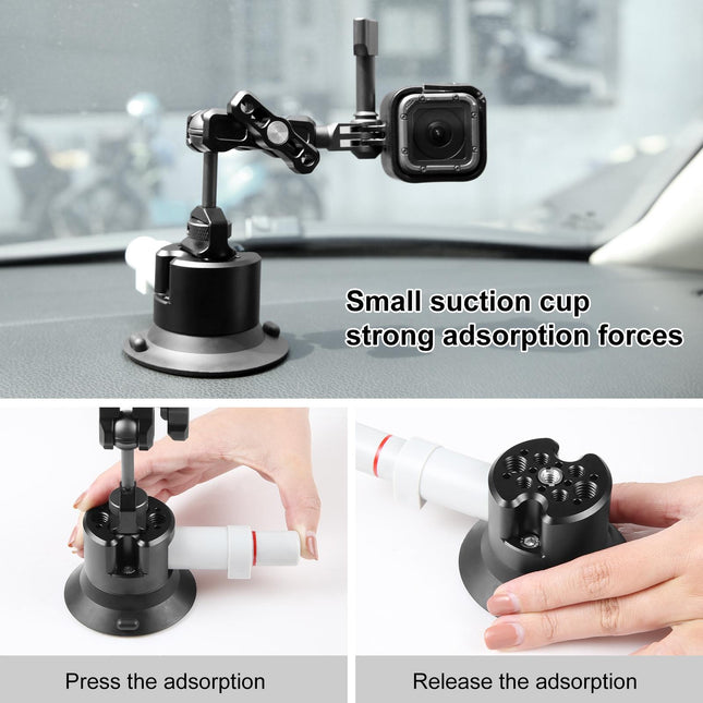 Aluminum Magic Arm With Suction Cup Mount
