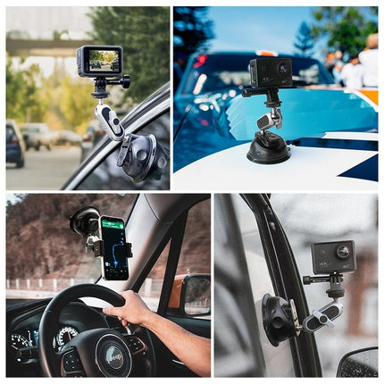 Universal Car Phone Mount With Suction Cup Arm