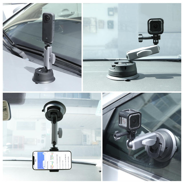 Suction Cup Arm Mount With Adapter And Screw