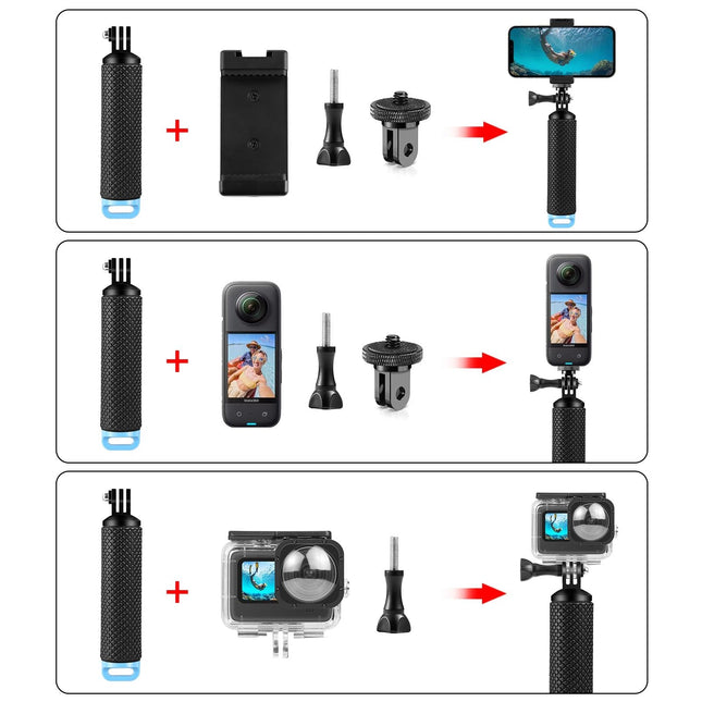 Action Camera Floating Handle Grip