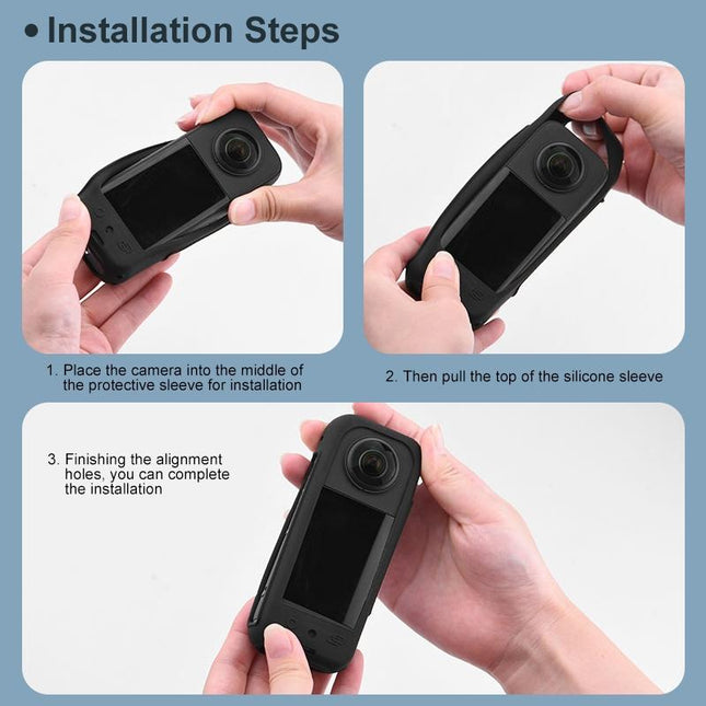 Protective Cover With Hand Strap For Insta360 X3