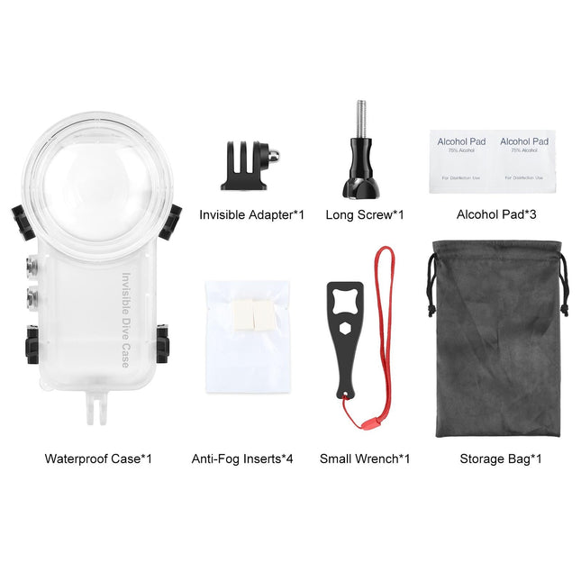 Waterproof Dive Case For Insta360 X3 - 50M Depth