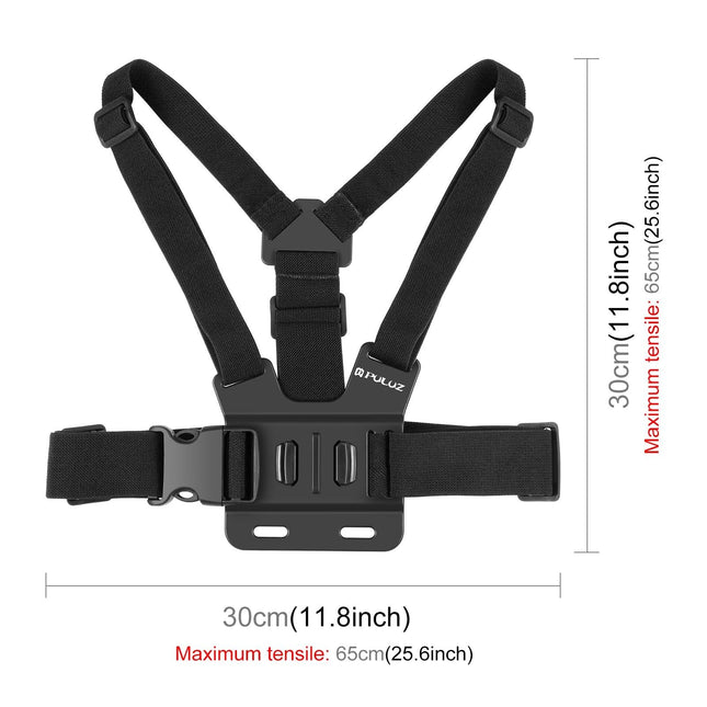 Adjustable Body Mount Belt With Phone Clamp And J Hook Mount