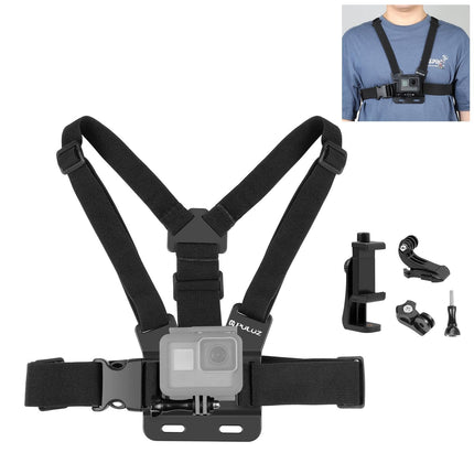 Adjustable Body Mount Belt With Phone Clamp And J Hook Mount