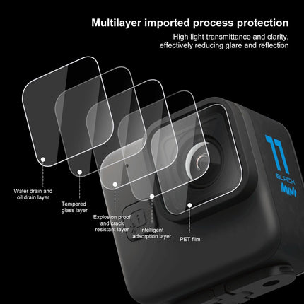 2-Pack Tempe Glass Lens Film For Gopro Hero11