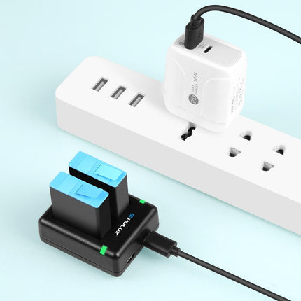 Dual Usb Charger For Gopro Hero 9 / 10 / 11 / 12 - Dual Batteries