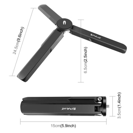 Lightweight Tripod For Dji Pocket 3 And Insta360 X4 - Aluminum Alloy