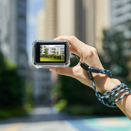 Tpu Case With Lens Cap And Neck Strap For Gopro Hero 9 / 10 / 11 / 12