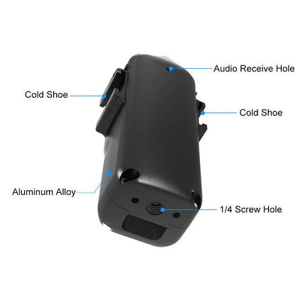 Dual Cold Shoe Adapter Bracket For Dji Pocket 3 Cage