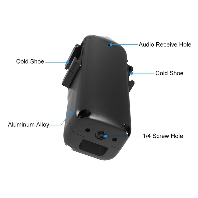 Dual Cold Shoe Adapter Bracket For Dji Pocket 3 Cage