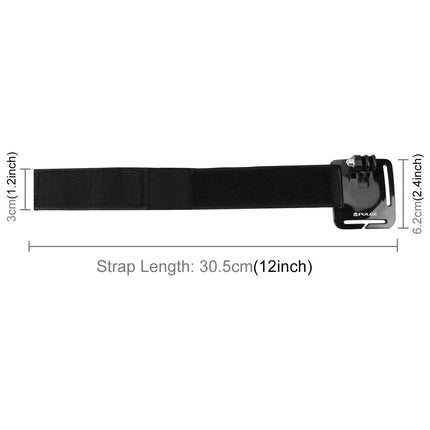 Universal Adjustable Action Camera Mount - Strap Length 28.5Cm