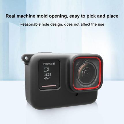 Silicone Protective Case With Lens Cap For Insta360 Ace Pro