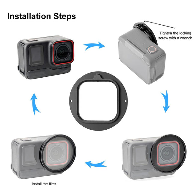 52Mm Uv Lens With Cover For Insta360 Ace Pro