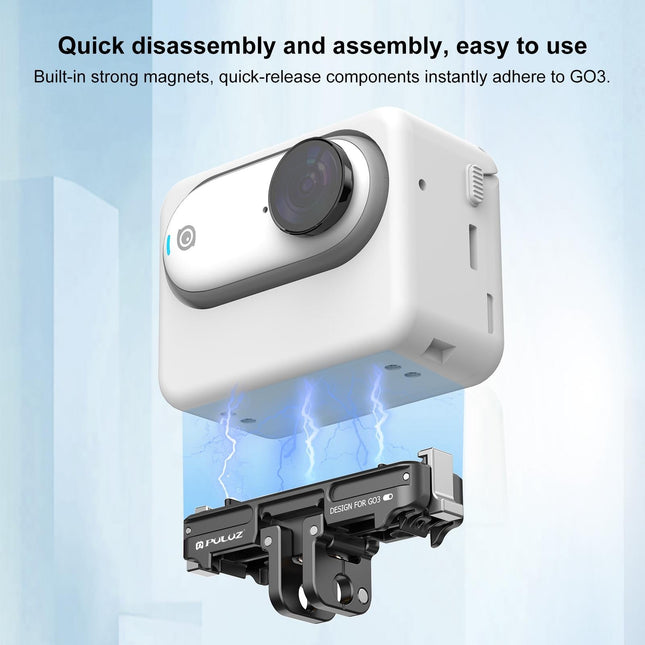 Quick Release Magnetic Base Mount For Insta360 Go3