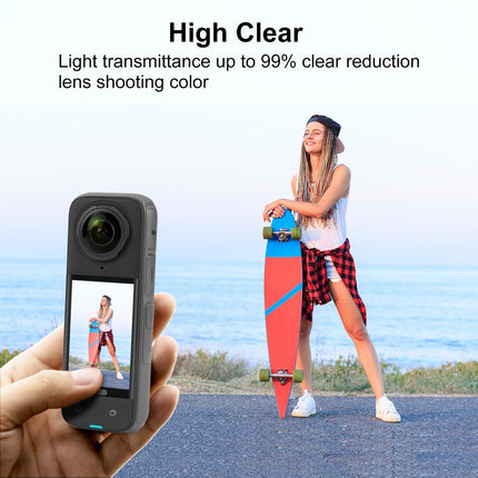 Curved Hd Tempered Glass Screen Protector For Insta360 X4 - 9H 2.5D