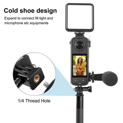 Insta360 X4 Cold Shoe Frame With Adapter And Screw