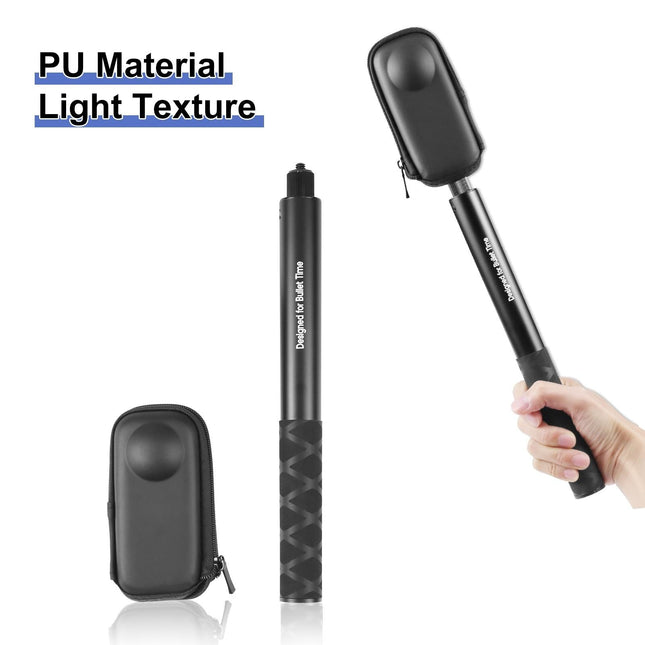 Portable Storage Bag For Insta360 X4 Puluz Camera - Black