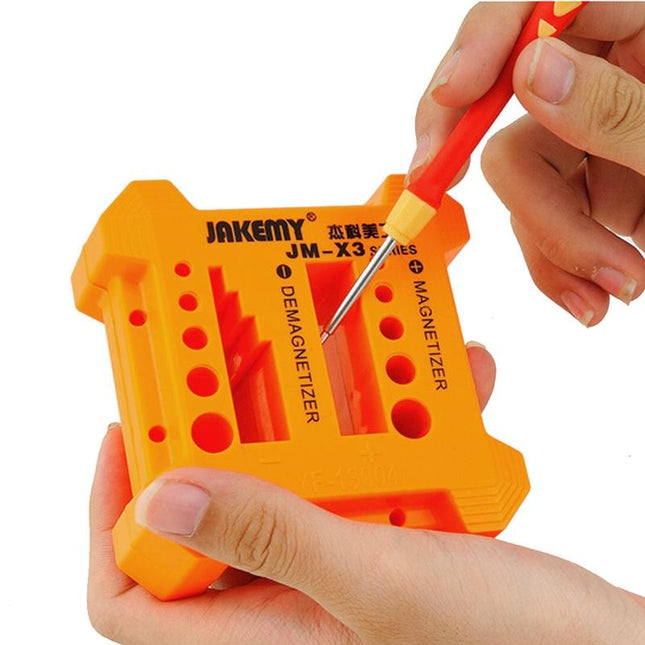 Large Magnetizer / Demagnetizer With Screwdriver Holes