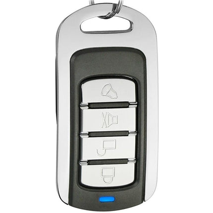 4-Button Metal Remote For Car Garage Door - 433Mhz