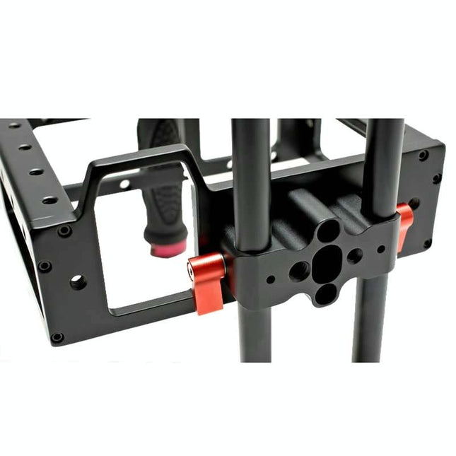 Camera Cage Handle Kit For Slr Camera - Black & Red
