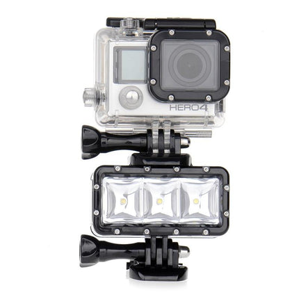 Waterproof Action Camera Light For Gopro Hero12 - 30M 300Lm