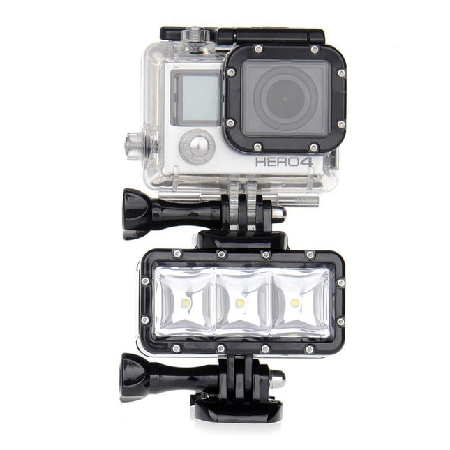 Waterproof Action Camera Light For Gopro Hero12 - 30M 300Lm