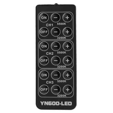 Adjustable 600 Led Video Light For Canon / Nikon / Sony Dslr - Yn600L