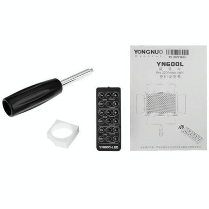 Adjustable 600 Led Video Light For Canon / Nikon / Sony Dslr - Yn600L