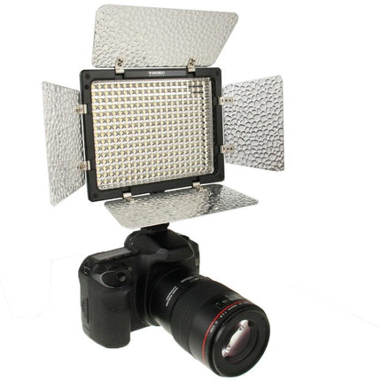 Pro Led Video Light For Dslr / Camcorder - 300 Leds - Black