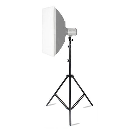 Professional Aluminum Lighting Stand For Studio Flash - 68-200Cm Height Black