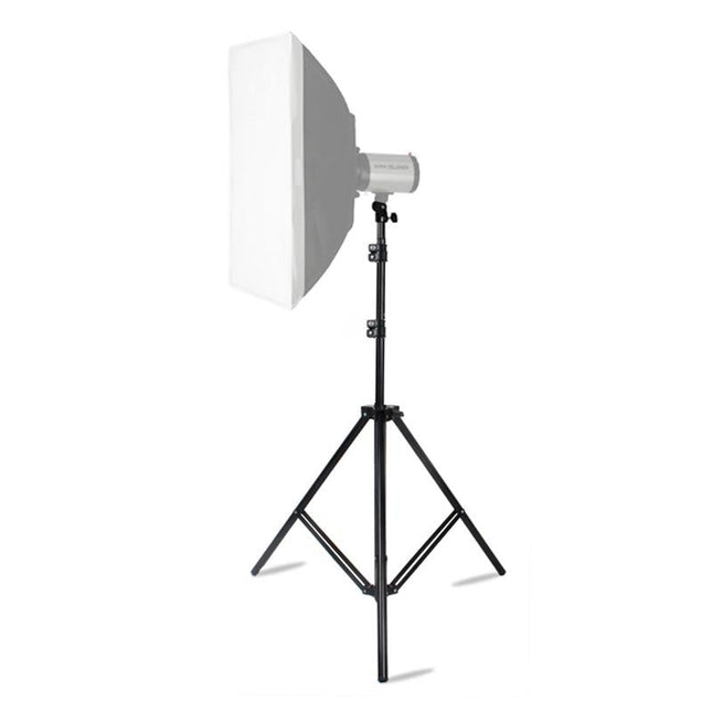 Professional Aluminum Lighting Stand For Studio Flash - 68-200Cm Height Black