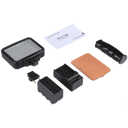 120 Led Video Light With Soft Sheets Yellow Filter And Sony Np-F770 / 750 Battery