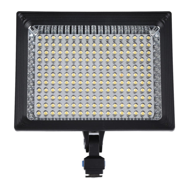 187 Led Video Light With Battery Soft Sheets And Yellow Filter For Camera / Camcorder