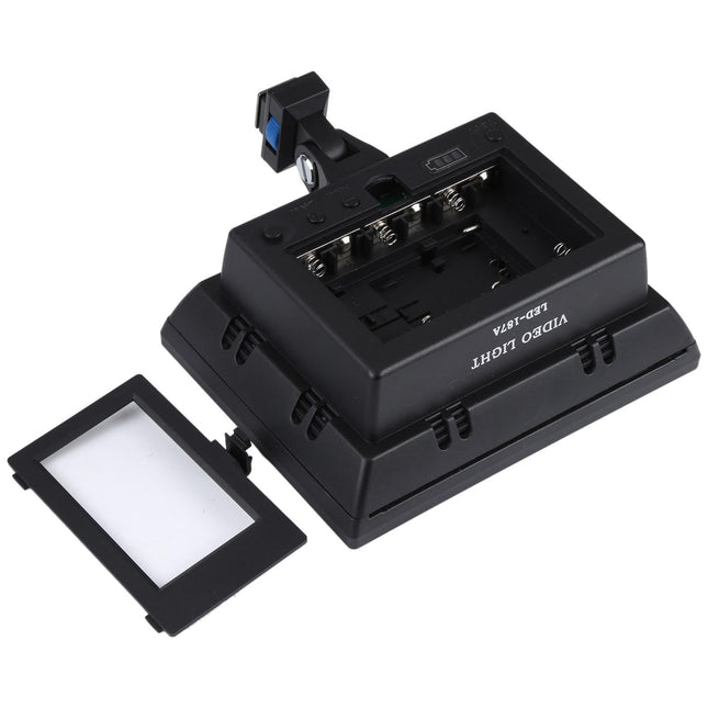 187 Led Video Light With Battery Soft Sheets And Yellow Filter For Camera / Camcorder